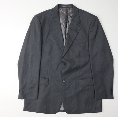 Mens UK Size 44 Wellington Regular Grey Suit Jacket