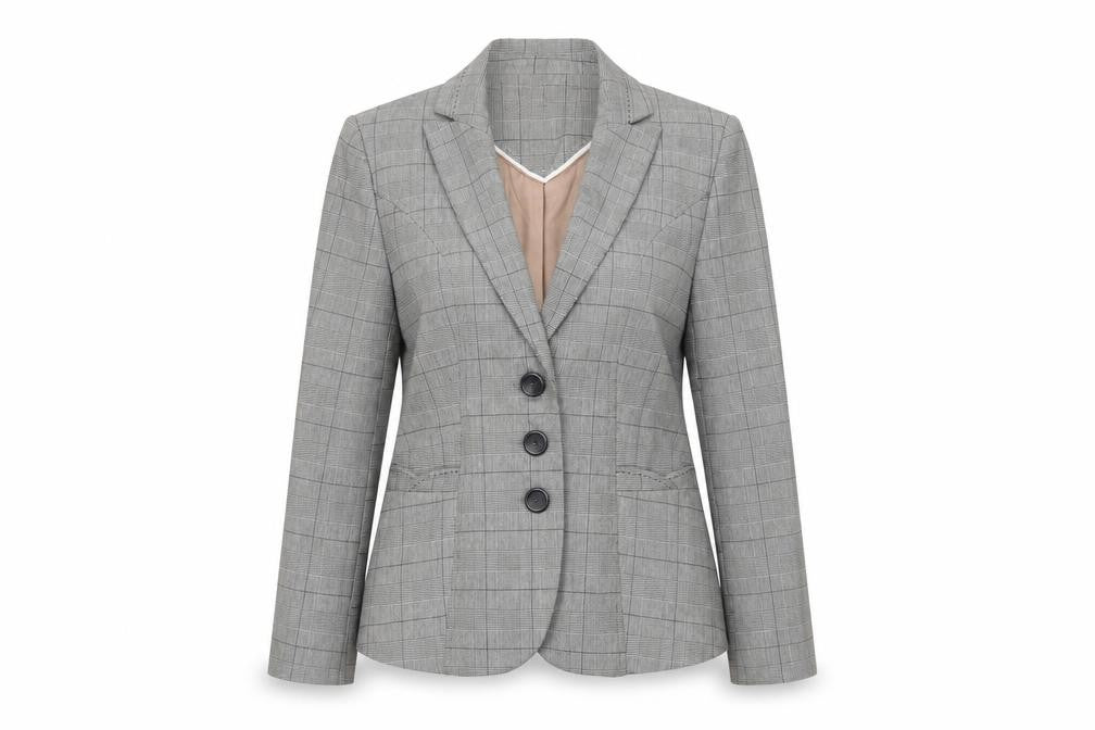 Womens UK Size 10 NEXT Petites Grey Suit Jacket