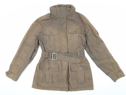 Womens UK Size 10 Peter Storm Brown Military Jacket