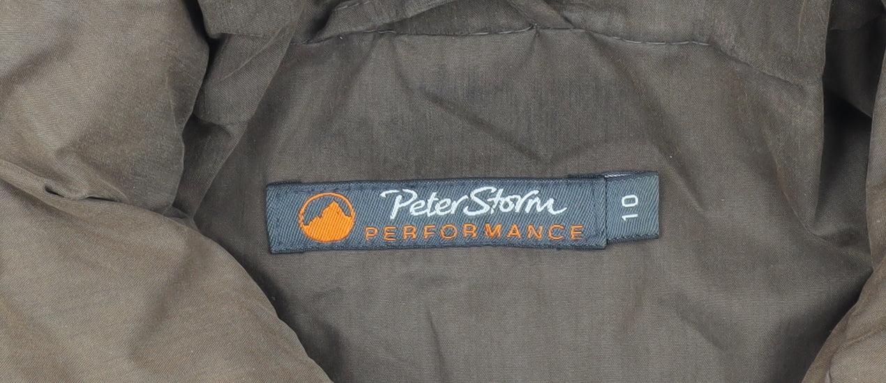 Womens UK Size 10 Peter Storm Brown Military Jacket