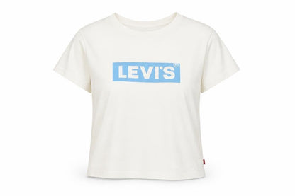 Womens UK Size M Levi's White Basic T-Shirt
