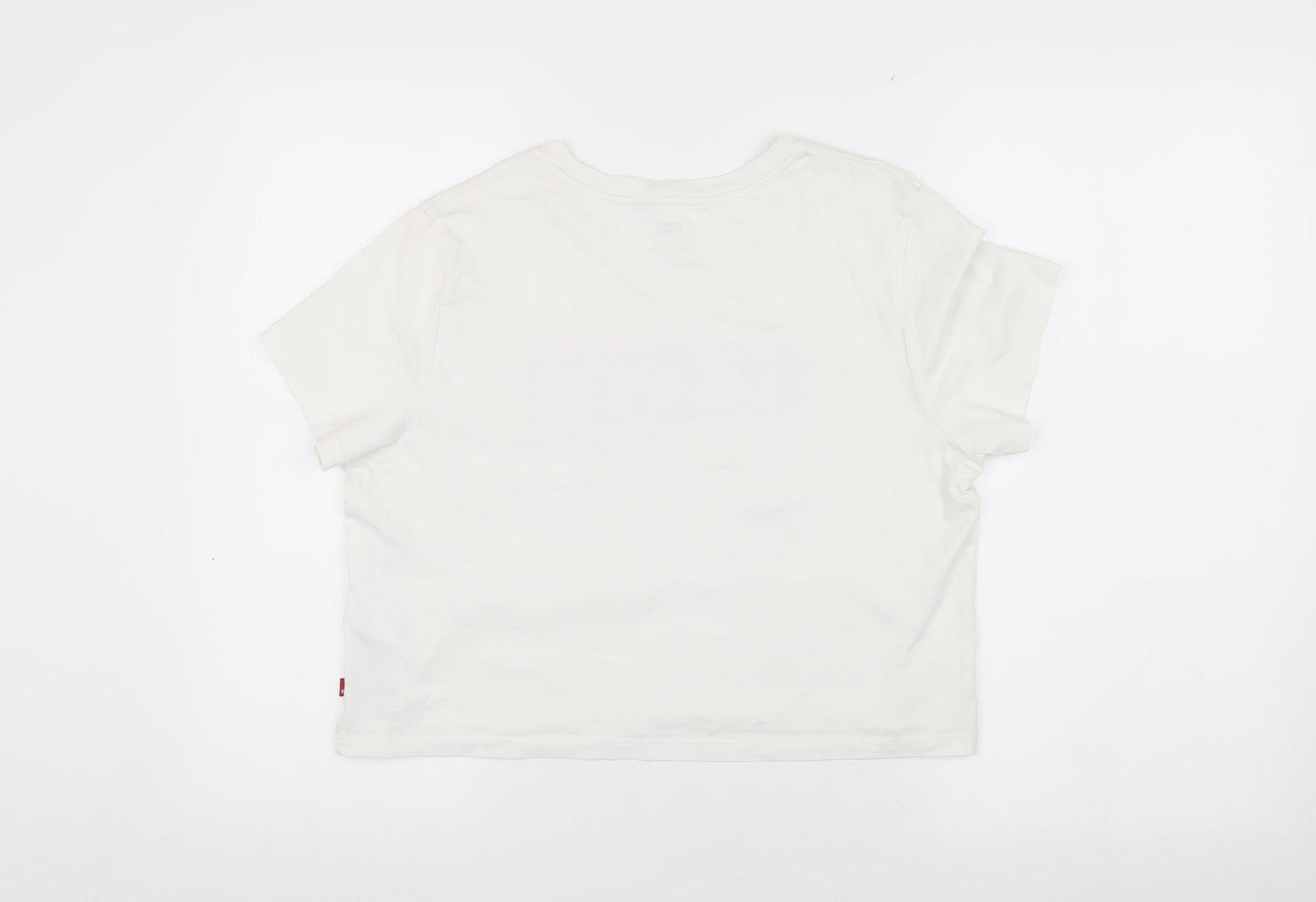 Womens UK Size M Levi's White Basic T-Shirt