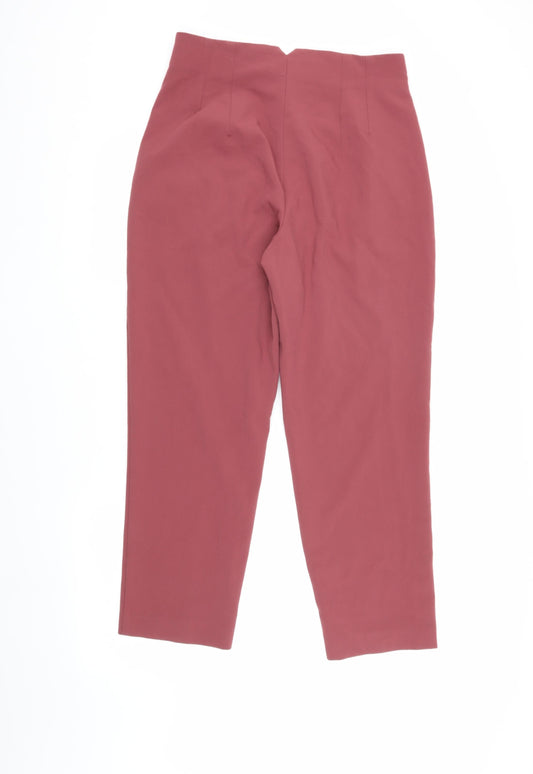 Womens UK Size 12 Zara   Red Trousers