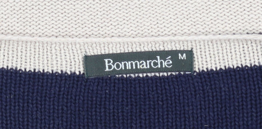 Womens UK Size M Bonmarché Blue Pullover Jumper