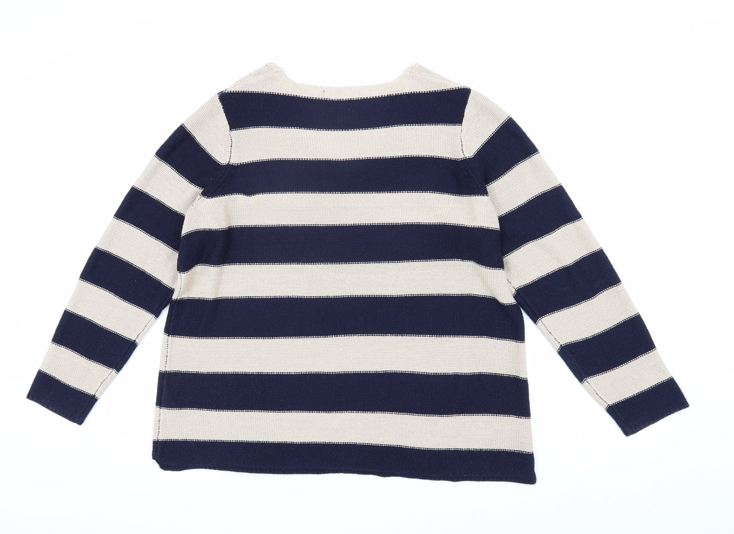 Womens UK Size M Bonmarché Blue Pullover Jumper