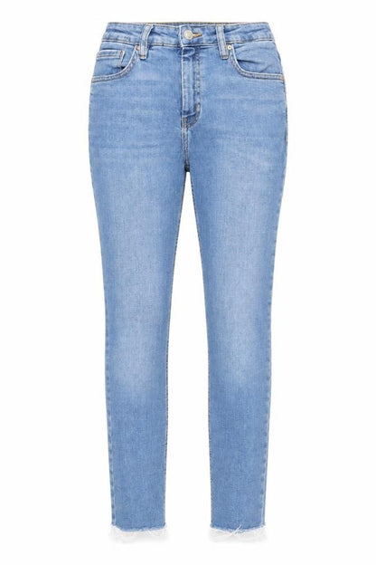 Womens UK Size 10 MNG Regular Fit Skinny Blue Jeans
