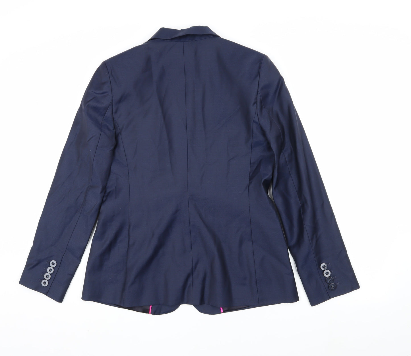 Marks and Spencer Women's Blue Blazer Size 10 Regular