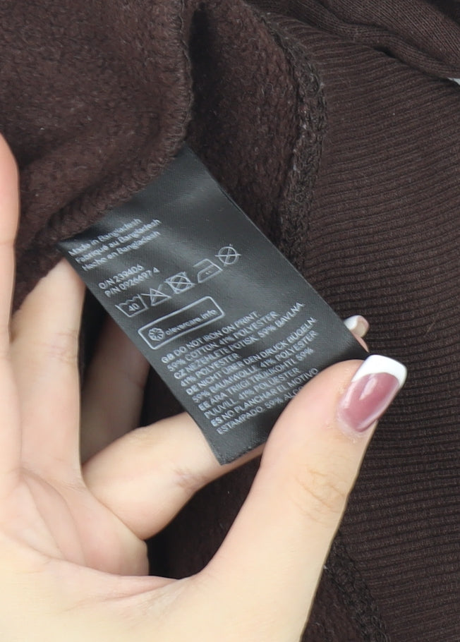 H&M Women’s Brown NASA Sweatshirt - Size 8