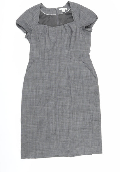 Banana Republic Women’s Grey Sheath Dress, Size 12