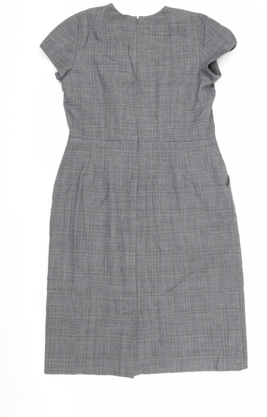 Banana Republic Women’s Grey Sheath Dress, Size 12