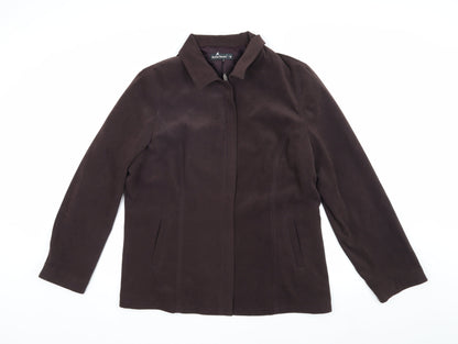 Womens UK Size 18 Reflections Brown Basic Jacket