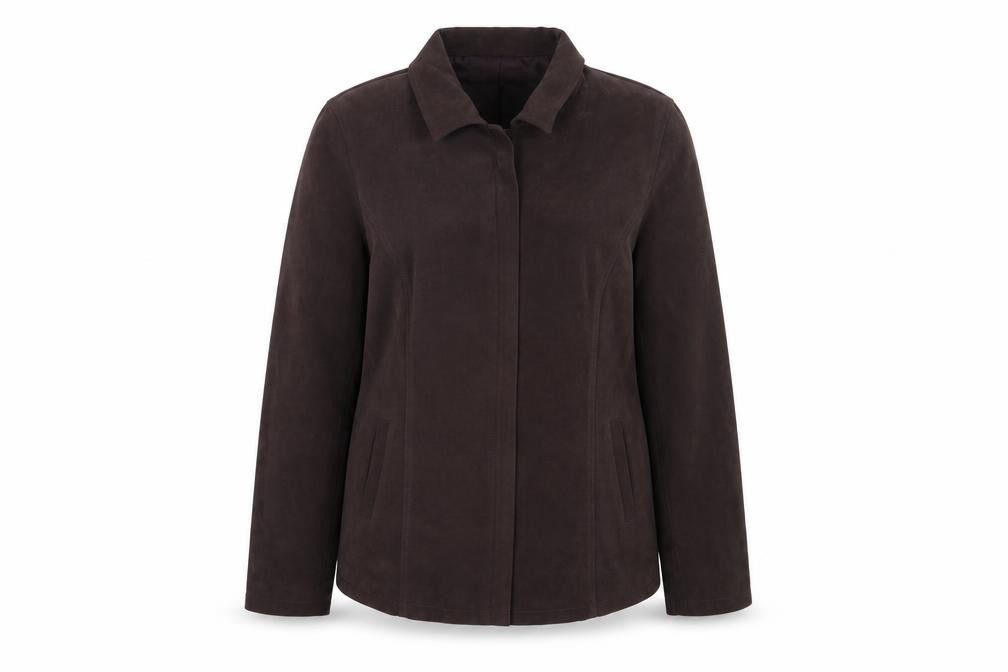 Womens UK Size 18 Reflections Brown Basic Jacket