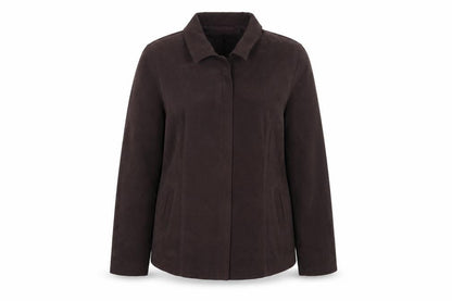 Womens UK Size 18 Reflections Brown Basic Jacket