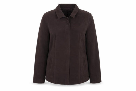 Womens UK Size 18 Reflections Brown Basic Jacket