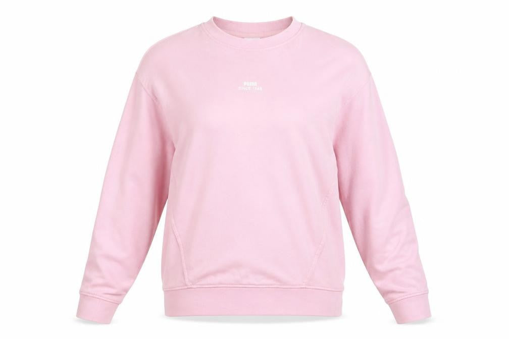 Womens UK Size S PUMA Pink Pullover Sweatshirt