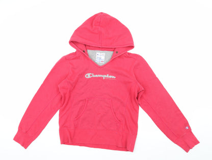 Champion Women's Red Pullover Hoodie M