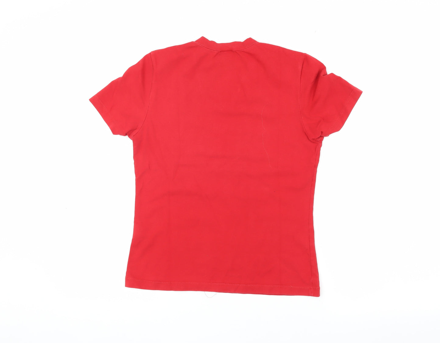 Womens UK Size M le coq sportif Red Basic T-Shirt