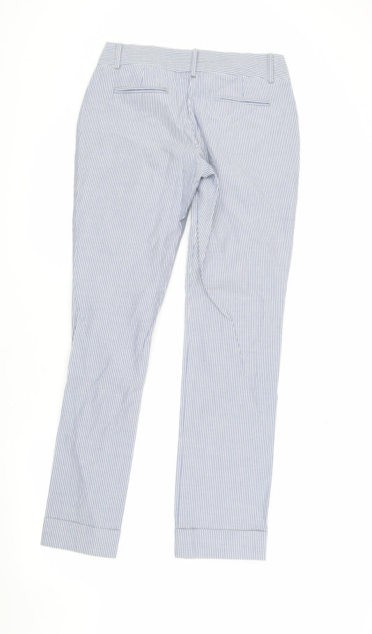 Tommy Hilfiger Women's Blue Striped Chino Trousers
