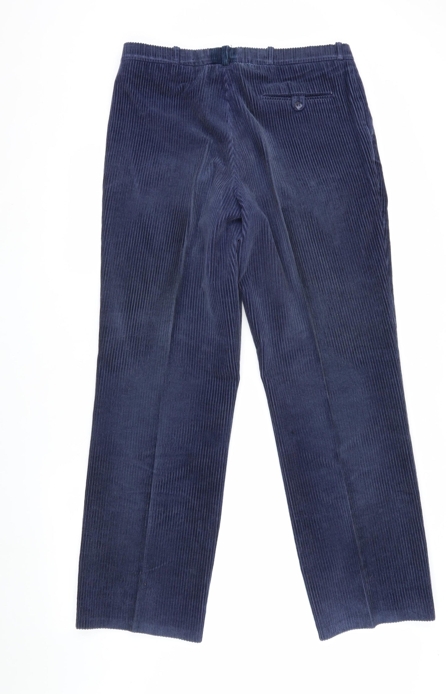 Farah Men's Blue Corduroy Trousers, Size 32