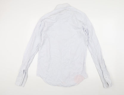 T.M.Lewin Men's White Slim Fit Dress Shirt 15.5