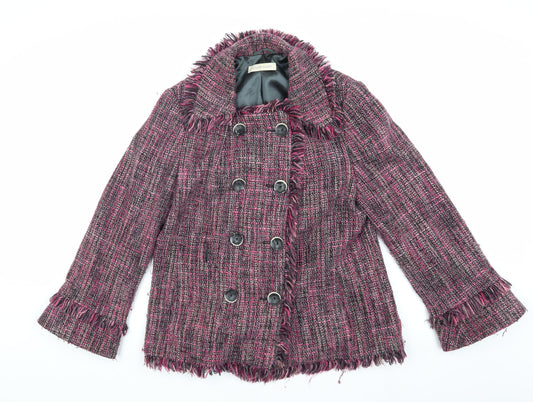 Womens UK Size 12 Windsmoor Pink Pea Coat