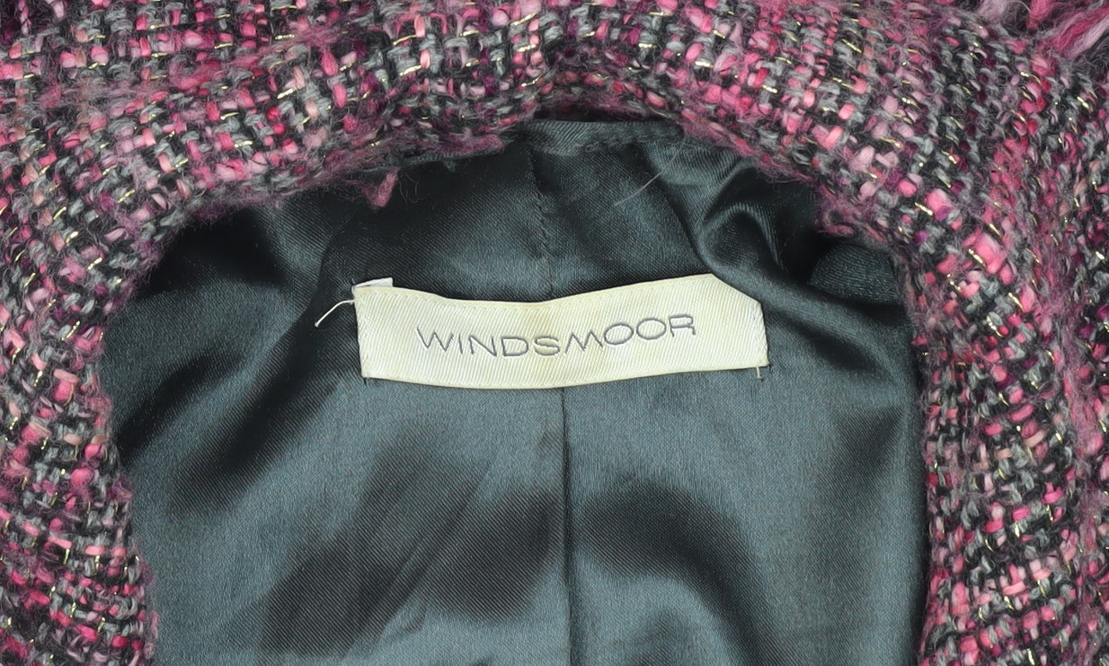 Womens UK Size 12 Windsmoor Pink Pea Coat