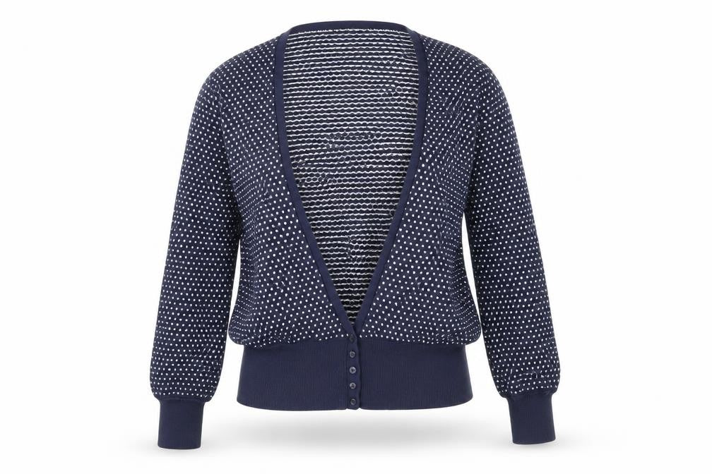 Womens UK Size L Marks and Spencer Blue Cardigan Jumper