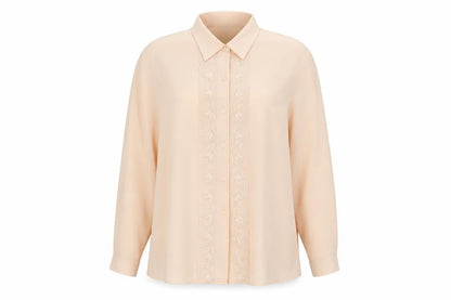 Womens UK Size 20 Marks and Spencer Beige Basic Blouse