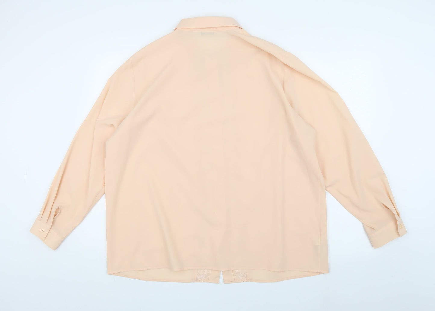Womens UK Size 20 Marks and Spencer Beige Basic Blouse