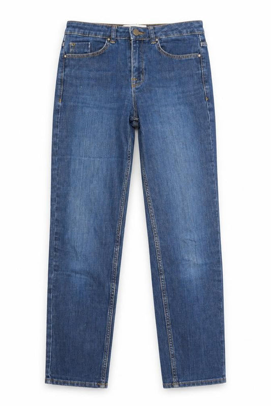 White Label Women's Blue Boyfriend Jeans 26