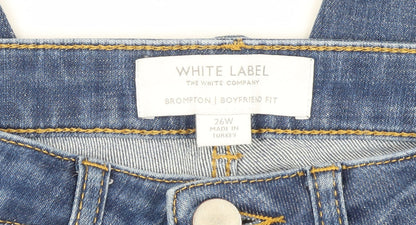 White Label Women's Blue Boyfriend Jeans 26