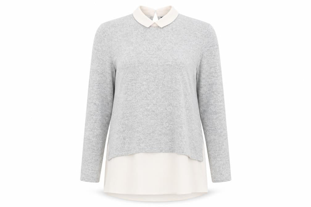 Womens UK Size 10 Wallis Grey Pullover Jumper