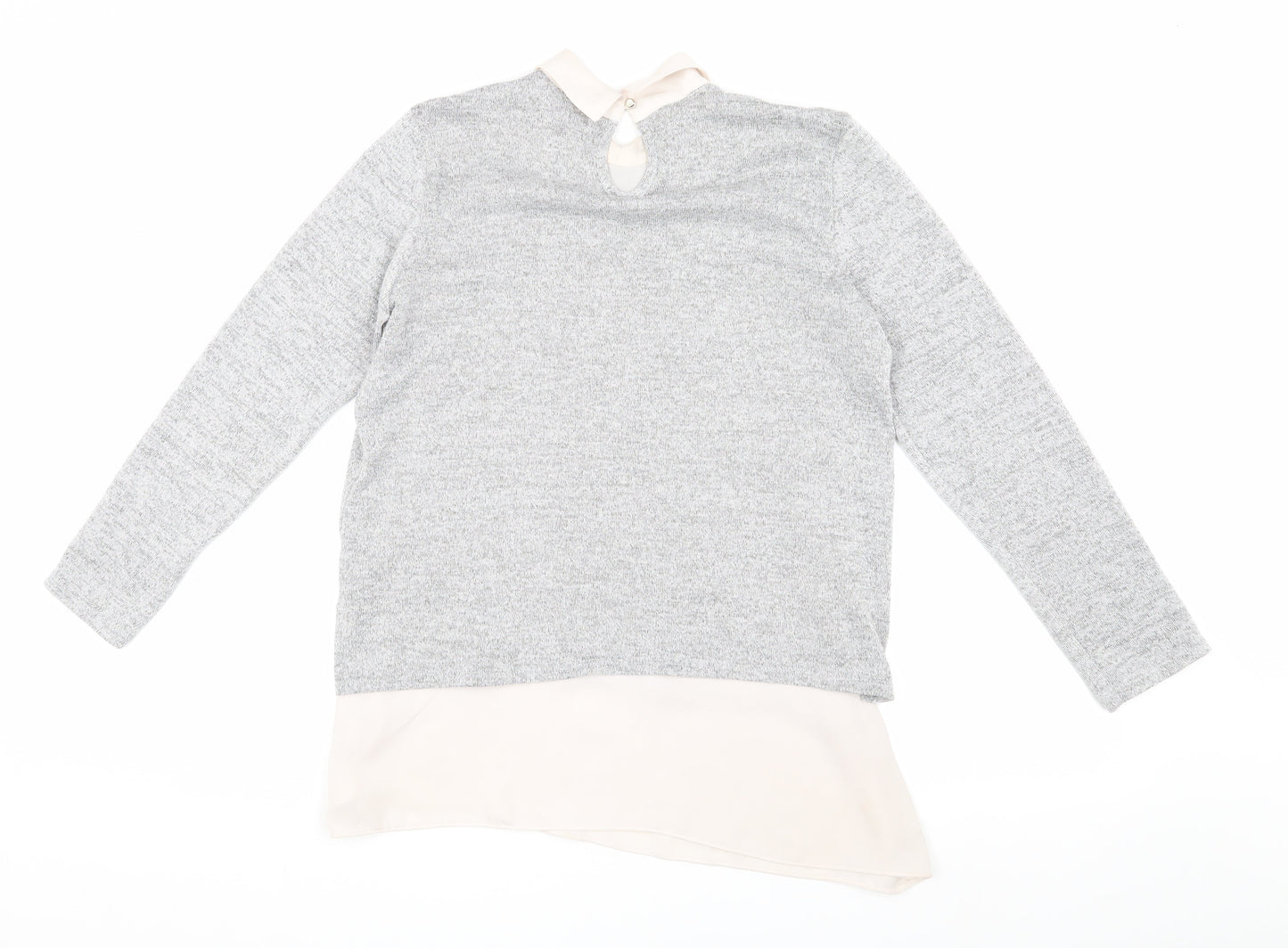 Womens UK Size 10 Wallis Grey Pullover Jumper