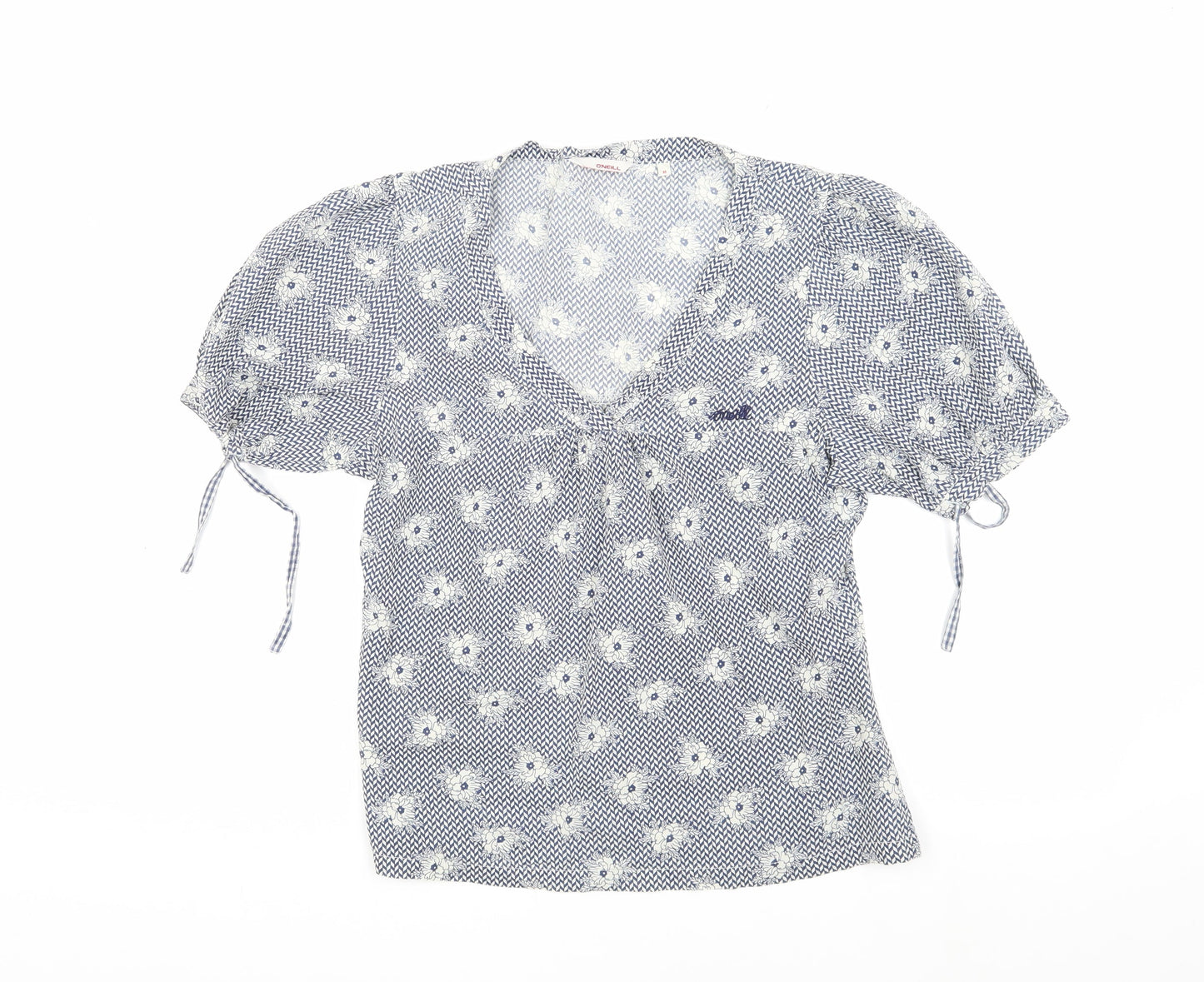 Womens UK Size M O'Neill Blue Basic Blouse