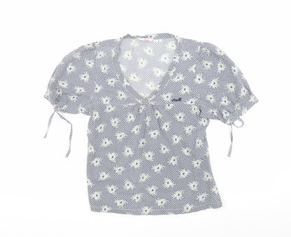 Womens UK Size M O'Neill Blue Basic Blouse