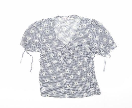 Womens UK Size M O'Neill Blue Basic Blouse