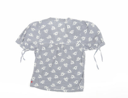 Womens UK Size M O'Neill Blue Basic Blouse
