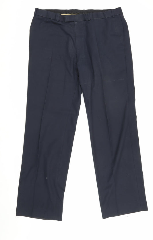 Dehavilland Men's Blue Dress Pants Size 38 Straight Leg