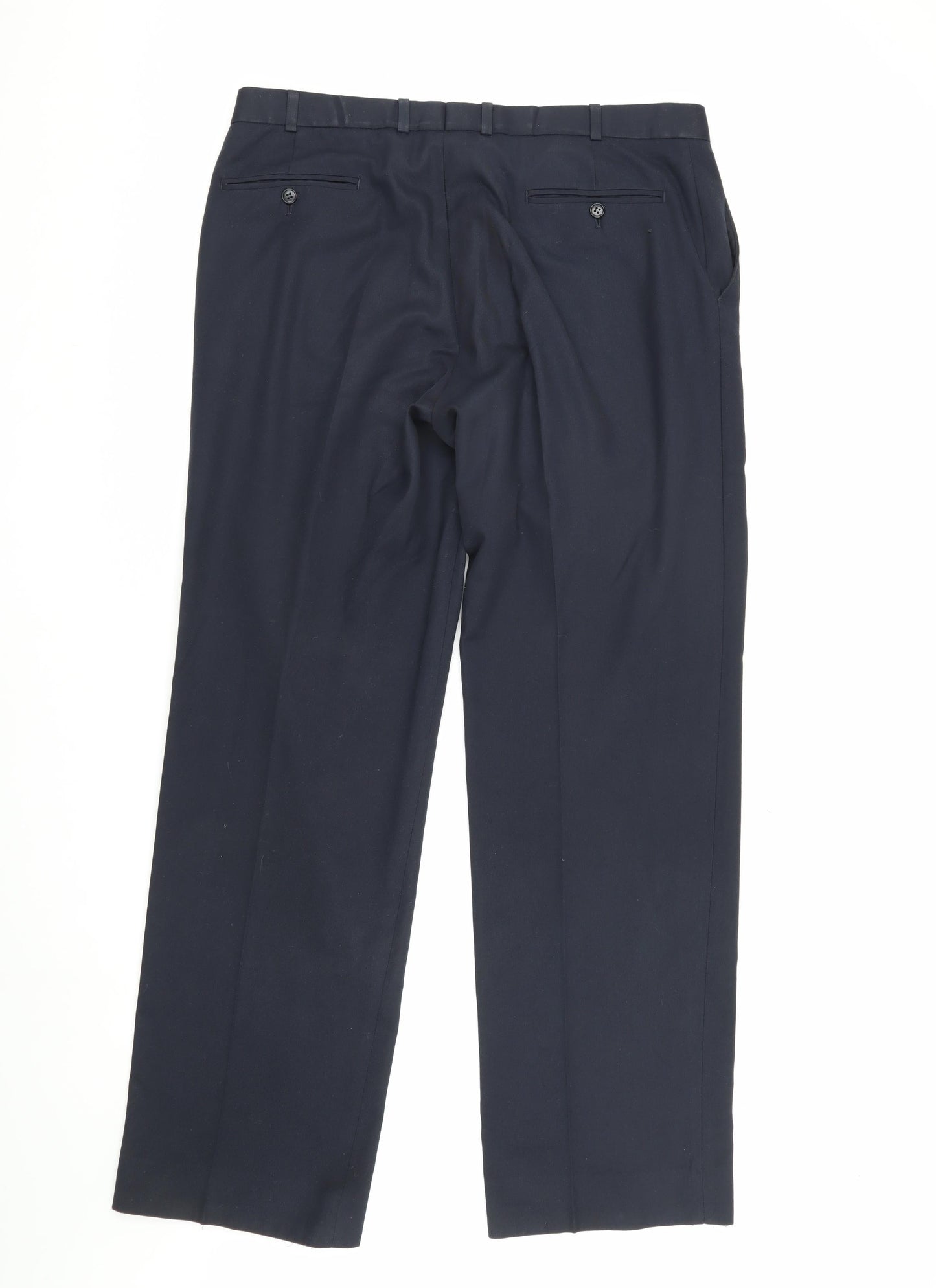 Dehavilland Men's Blue Dress Pants Size 38 Straight Leg