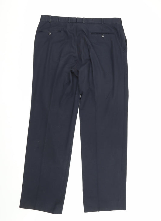 Dehavilland Men's Blue Dress Pants Size 38 Straight Leg