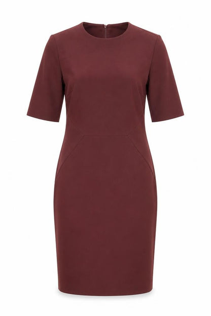 H&M Women's Red Sheath Dress - Size 8