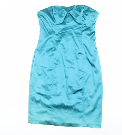 Coast Women's Blue Sleeveless Dress Size 14