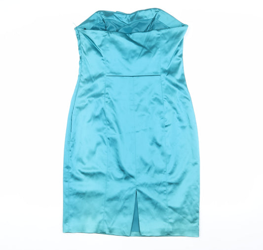 Coast Women's Blue Sleeveless Dress Size 14