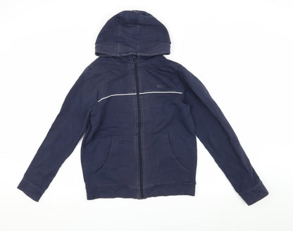 Hugo Boss Boys Blue Hooded Jacket Size 14