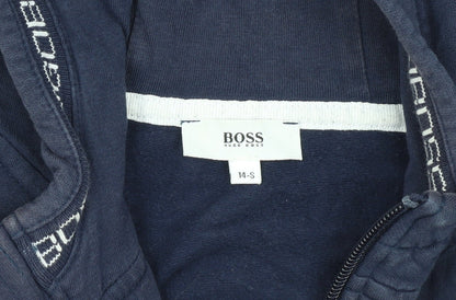 Hugo Boss Boys Blue Hooded Jacket Size 14
