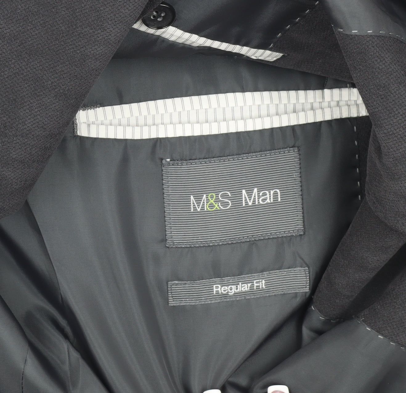 Mens UK Size 42 Marks and Spencer Regular Grey Suit Jacket