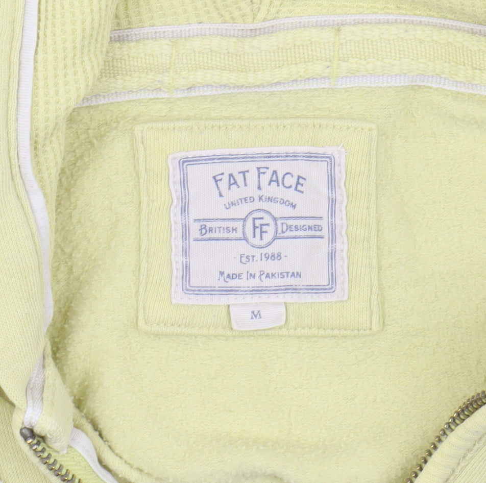 Fat Face Women's Yellow Hooded Jacket Size M