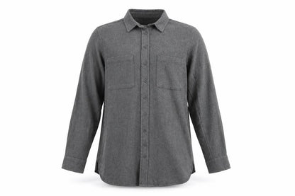 FatFace Men's Grey Long Sleeve Button-Up Shirt Size L