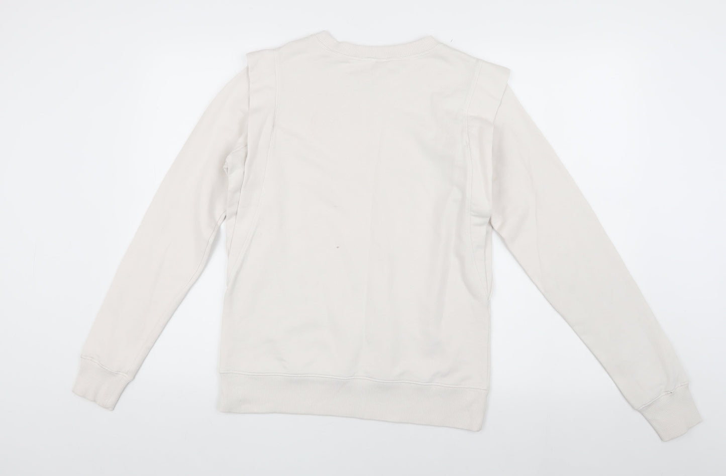 hush Women's Ivory XS Pullover Sweatshirt, Casual Wear