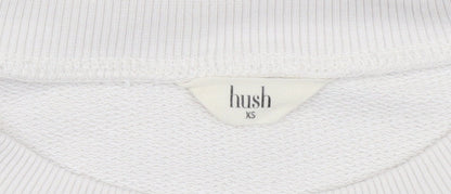 hush Women's Ivory XS Pullover Sweatshirt, Casual Wear